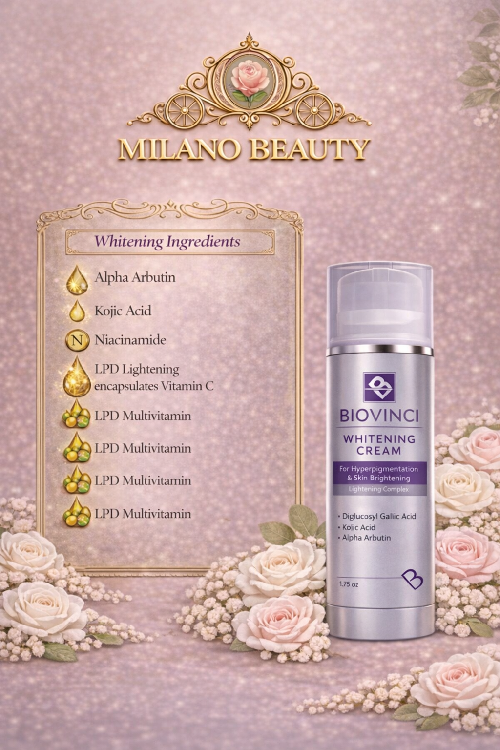 WIHTENING Biovinci Whitening Cream - Image 1