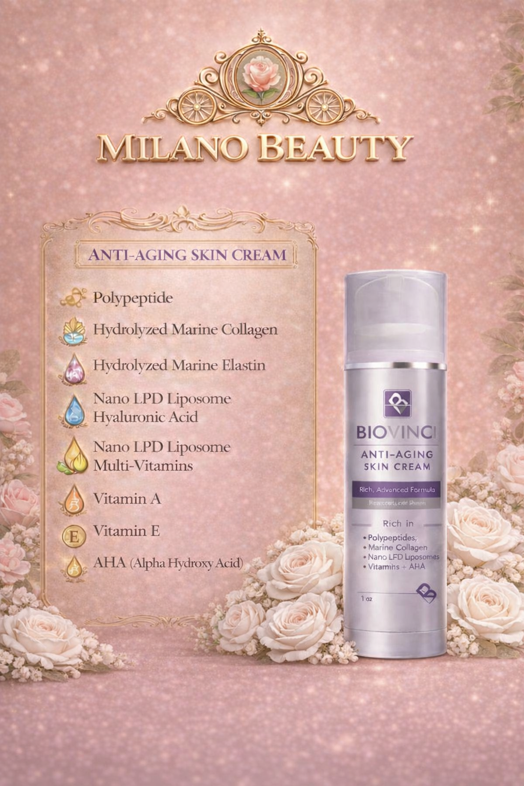 anti acing Biovinci Anti-aging cream - Image 1